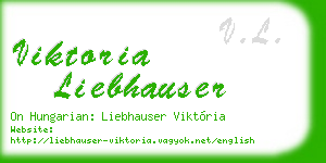 viktoria liebhauser business card